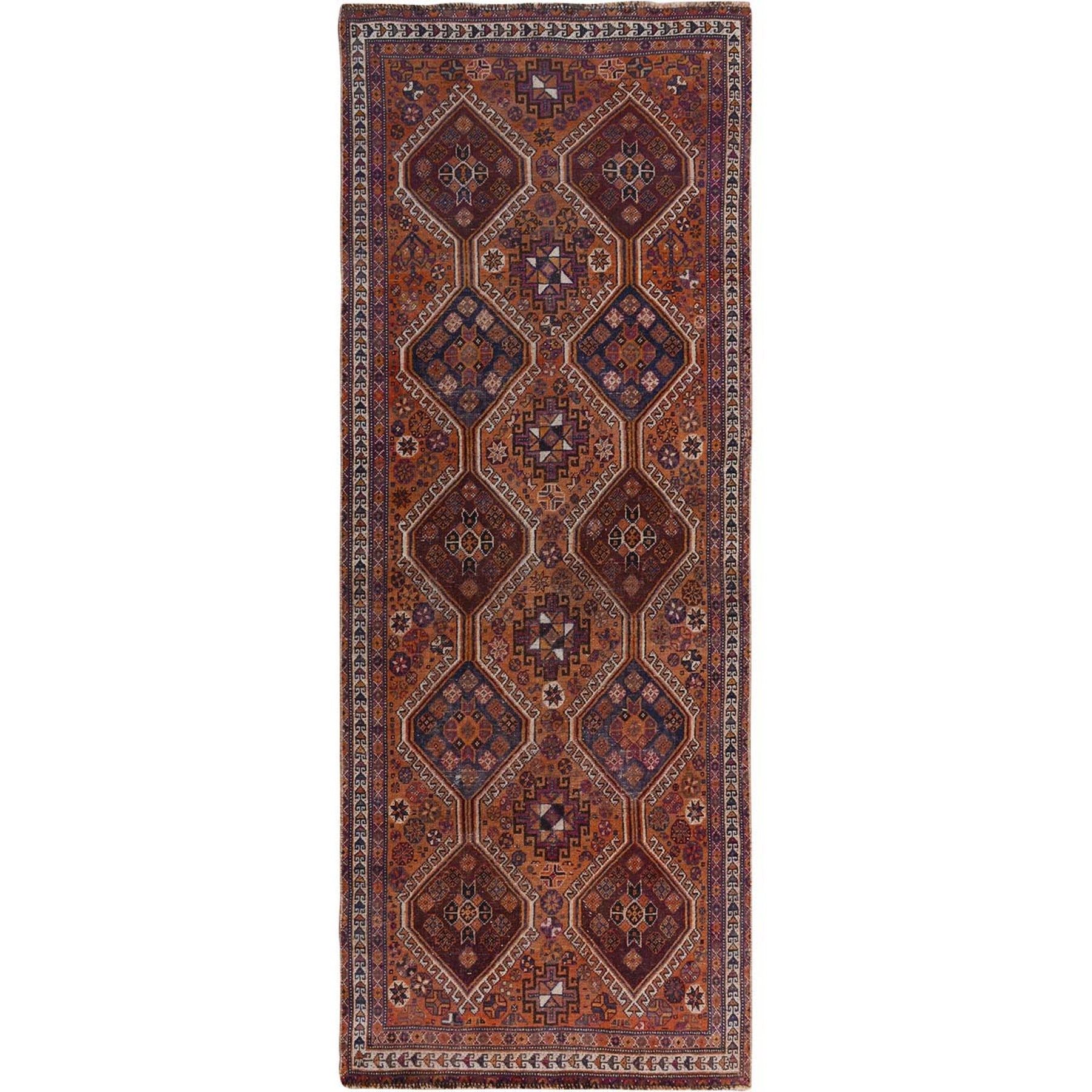 Transitional Wool Hand-Knotted Area Rug 3'10